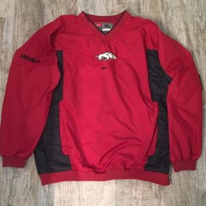 Nike Arkansas Razorback Vneck Pullover